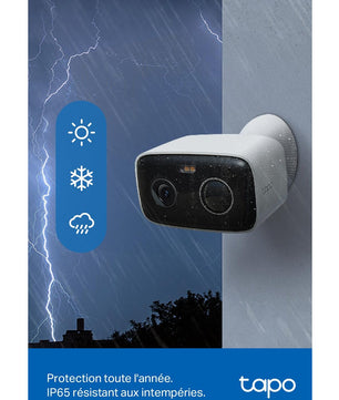 Tapo C410 2K (3MP) Caméra de Surveillance WiFi Extérieure sans Fil Solaire - Cpourtoi.Net