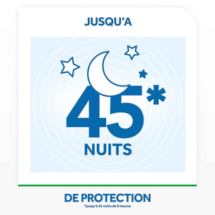 Raid Diffuseur Electrique Liquide 3en1 - Moustiques & Moustiques Tigres - 1 Diffuseur + 1 Recharge 45 Nuits