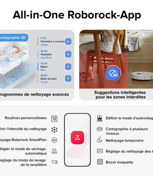 Roborock QREVO S - Aspirateur Robot Laveur Intelligent | Smart Vacuum - Cpourtoi.Net