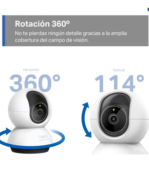 Tapo C220 2.5K Caméra de Surveillance WiFi intérieure 360° avec Détection Humaine AI - Cpourtoi.Net