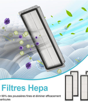 pièces de rechange Dreame L10 Prime / L10s Plus / L10s Pro Gen 2 / L10s Ultra/Xiaomi X20 Plus / X10+2 brosses principales 8 serpillères de nettoyage 4 filtres 8 brosses latéralesh - Cpourtoi.Net
