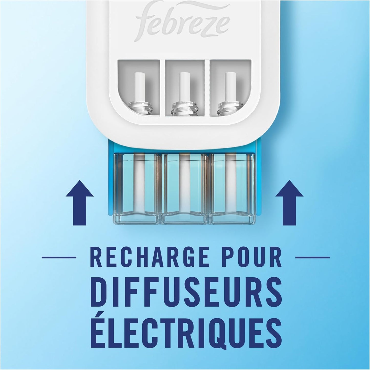 Febreze 3Volution Désodorisant Électrique Recharge 20 ML Lenor Souffle Précieux, 3 Parfums En Alternance Pour Éliminer Les Odeurs