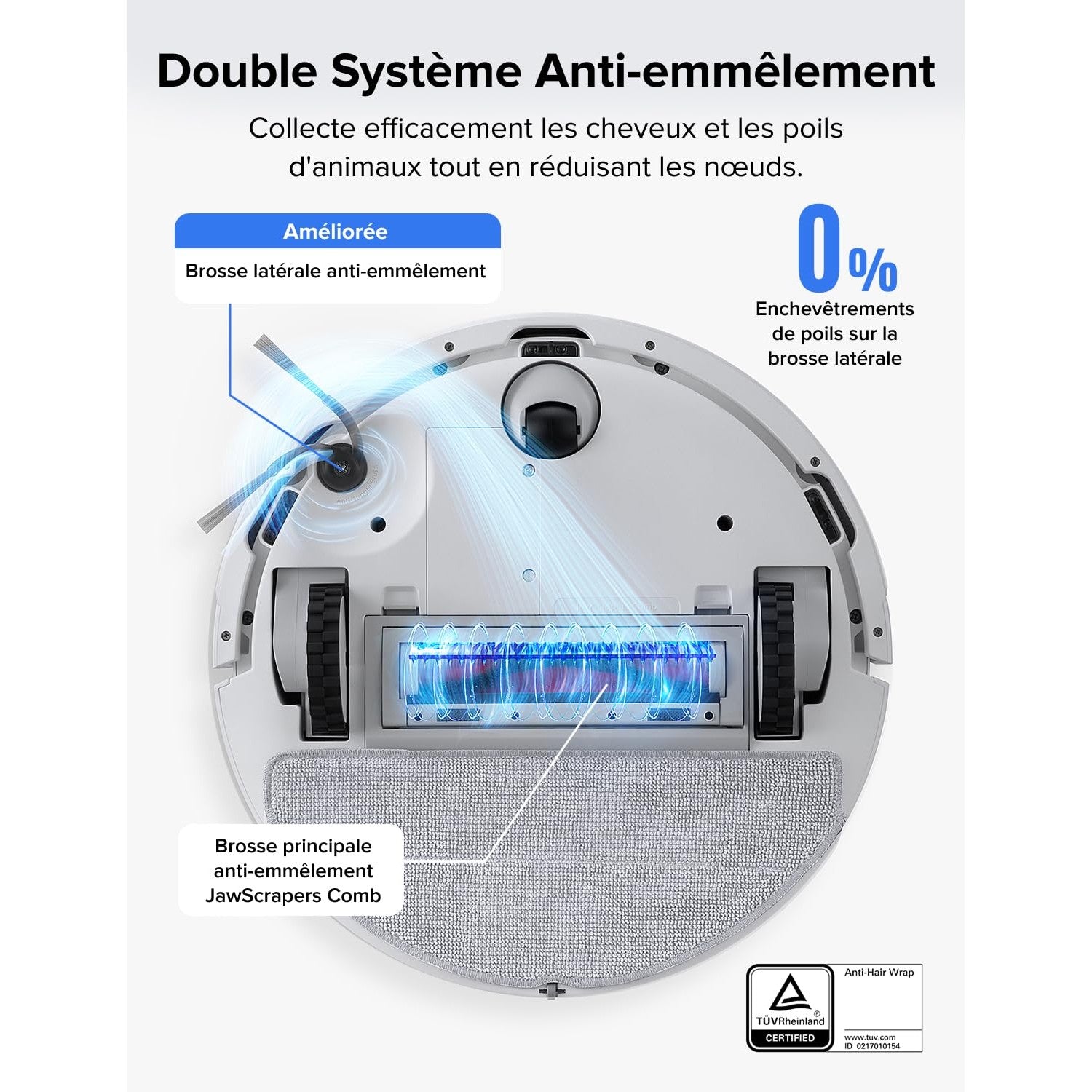 roborock Q7 L5 Robot Vacuum Cleaner, 8000 Pa Hyperforce Suction, Double Anti-Tangle, Accurate LiDAR Navigation, Smart Forbidden Zone, Multi-Level Mapping, Auto Charging, APP/Alexa - Cpourtoi.Net