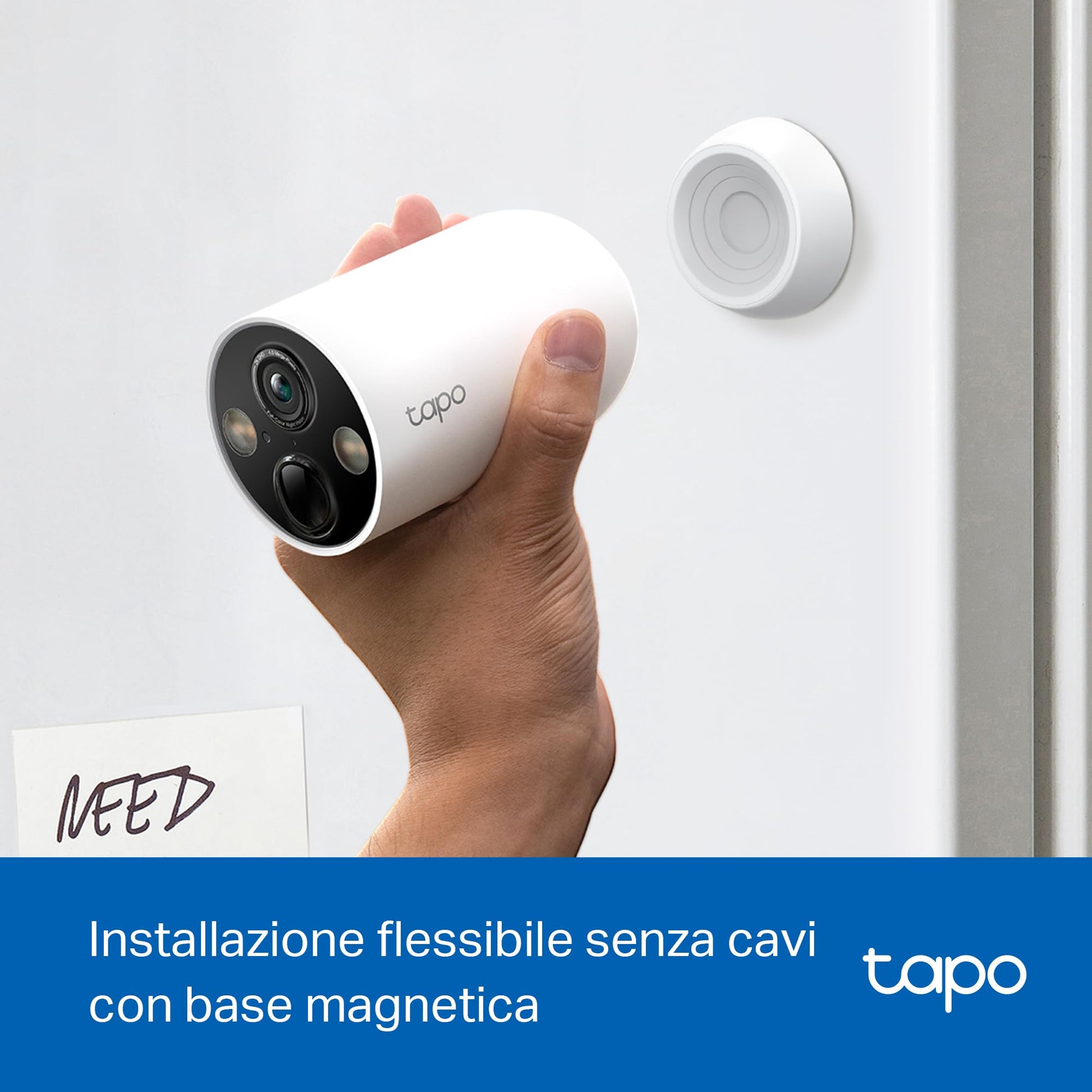 Tapo 2.5K 4MP Caméra Surveillance WiFi Extérieure sans Fil avec Panneau Solaire Batterie 10 000mAh, Autonomie de 300j,
