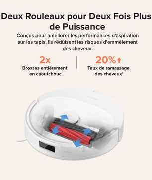 Roborock Q8 Max+ Aspirateur Robot Laveur - Nettoyage Automatique et Vidange Automatique - Cpourtoi.Net