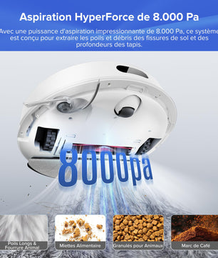 Roborock Q7 L5+ – Aspirateur robot laveur 8000 Pa avec station automatique - Cpourtoi.Net