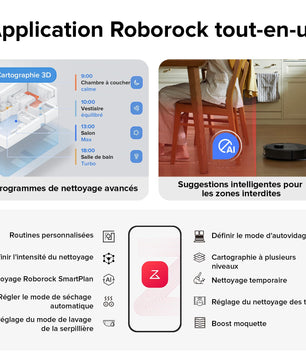 Roborock QREVO S - Aspirateur Robot Laveur Intelligent | Smart Vacuum - Cpourtoi.Net