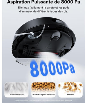 roborock Q7 L5 Robot Vacuum Cleaner, 8000 Pa Hyperforce Suction, Double Anti-Tangle, Accurate LiDAR Navigation, Smart Forbidden Zone, Multi-Level Mapping, Auto Charging, APP/Alexa - Cpourtoi.Net