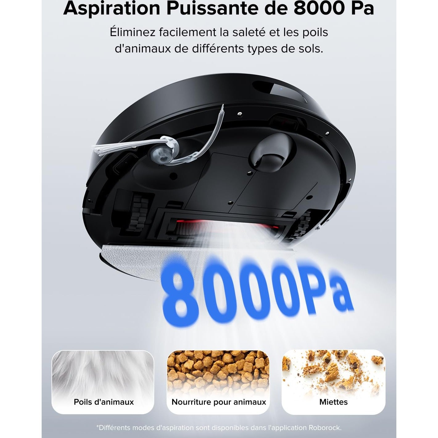 roborock Q7 L5 Robot Vacuum Cleaner, 8000 Pa Hyperforce Suction, Double Anti-Tangle, Accurate LiDAR Navigation, Smart Forbidden Zone, Multi-Level Mapping, Auto Charging, APP/Alexa - Cpourtoi.Net