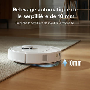roborock QREVO S Aspirateur Robot Laveur, 7000Pa HyperForce, Double Serpillière Rotative 200 TR/Min