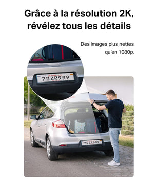 Tapo C410 2K (3MP) Caméra de Surveillance WiFi Extérieure sans Fil Solaire - Cpourtoi.Net