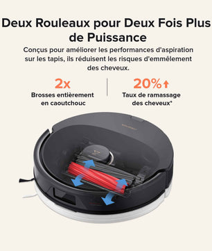 Roborock Q8 Max+ Aspirateur Robot Laveur - Nettoyage Automatique et Vidange Automatique - Cpourtoi.Net