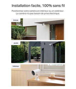 Tapo C410 2K (3MP) Caméra de Surveillance WiFi Extérieure sans Fil Solaire - Cpourtoi.Net