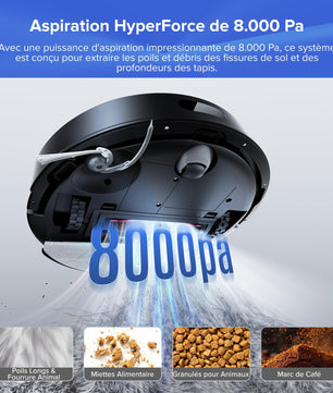 Roborock Q7 L5+ – Aspirateur robot laveur 8000 Pa avec station automatique - Cpourtoi.Net