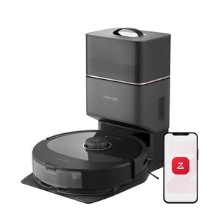 roborock Q8 Max+ Aspirateur Robot Laveur avec Station, Vidange Automatique, 5500Pa