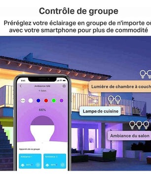 Tapo WiFi Connected Bulb, E27 LED Bulb, Multi-Colour, 2500K-6500K, Dimmable 8.7W 806Lm, Compatible with Alexa and Google Home, Voice Control, Energy Saving, Tapo L530E (2-Pack)