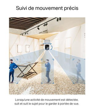 Tapo C220 2.5K Caméra de Surveillance WiFi intérieure 360° avec Détection Humaine AI - Cpourtoi.Net