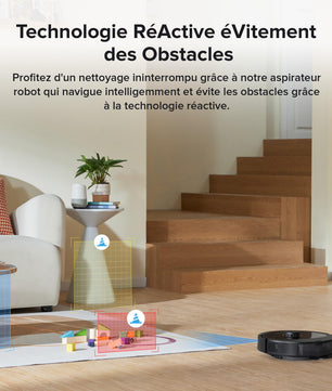 Roborock Q8 Max+ Aspirateur Robot Laveur - Nettoyage Automatique et Vidange Automatique - Cpourtoi.Net