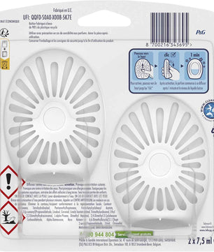 Febreze Petit Coin Pureté De Coton, Désodorisant WC Sans Électricité, Combat et Prévient les Odeurs, Technologie OdourClear, Protège les Surfaces Souples, Activation Simple, Fraîcheur Jusqu'à 50 Jours