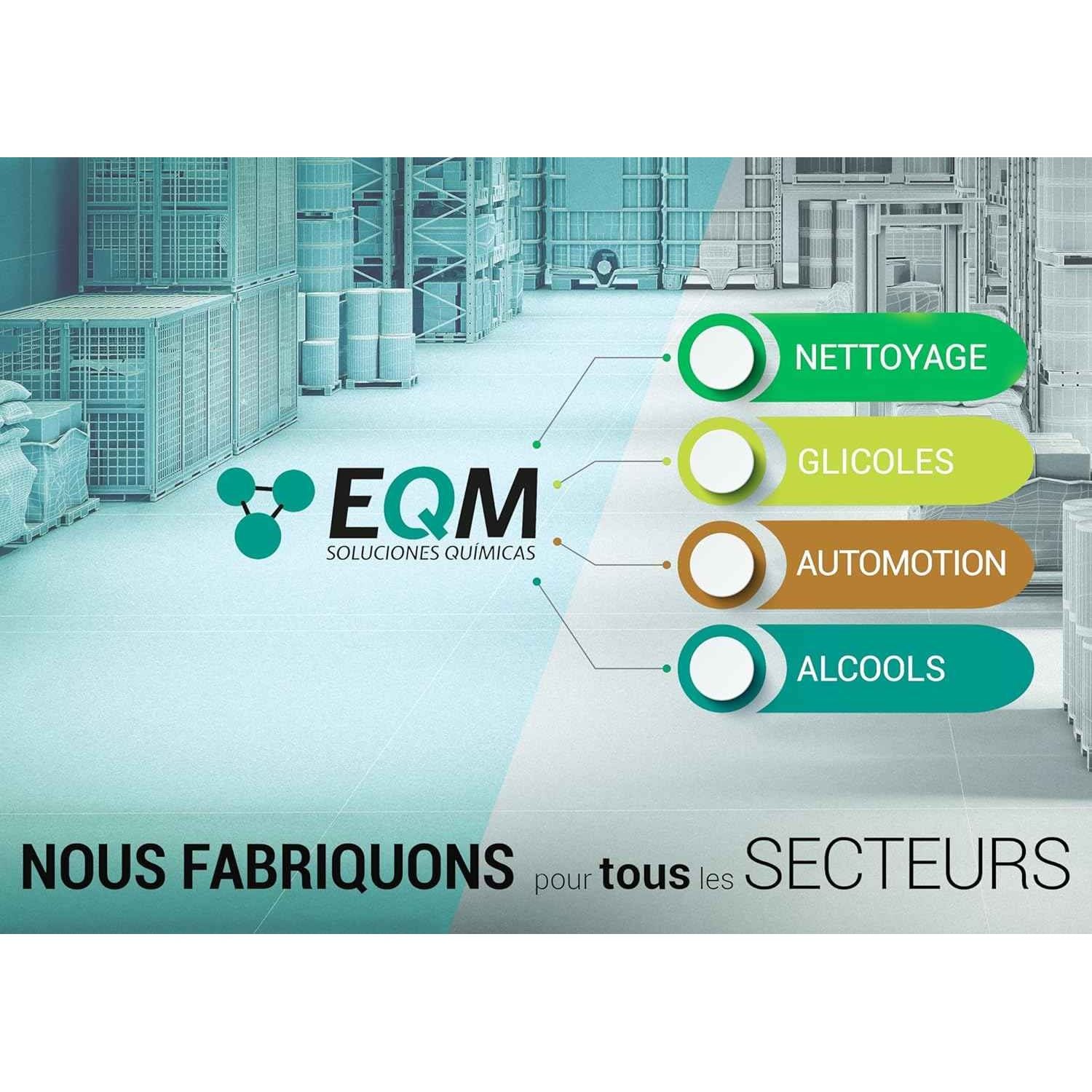 EQM - ECO-217 - Nettoyant de Sol pour Robots laveurs - 1L - Nettoyant concentré convenant à tous les types de robots - Ne nuit pas aux matériaux grâce à son pH neutre - Arôme floral - Cpourtoi.Net