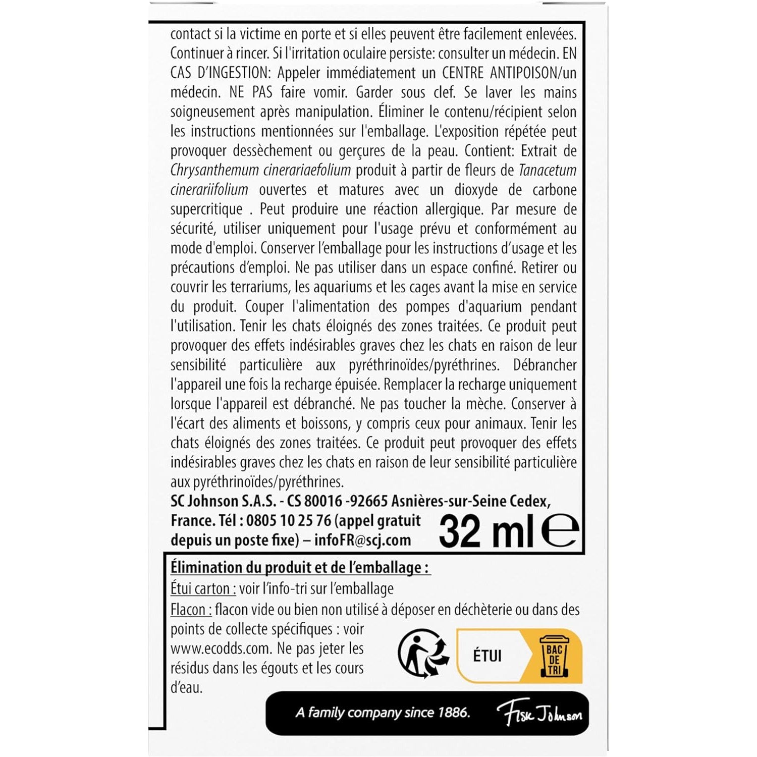 Raid Essentials Recharge Diffuseur Électrique Liquide- Répulsif Moustiques et Moustiques Tigres 45 Nuits - Senteur Eucalyptus et Agrumes - 1 Recharge - Cpourtoi.Net