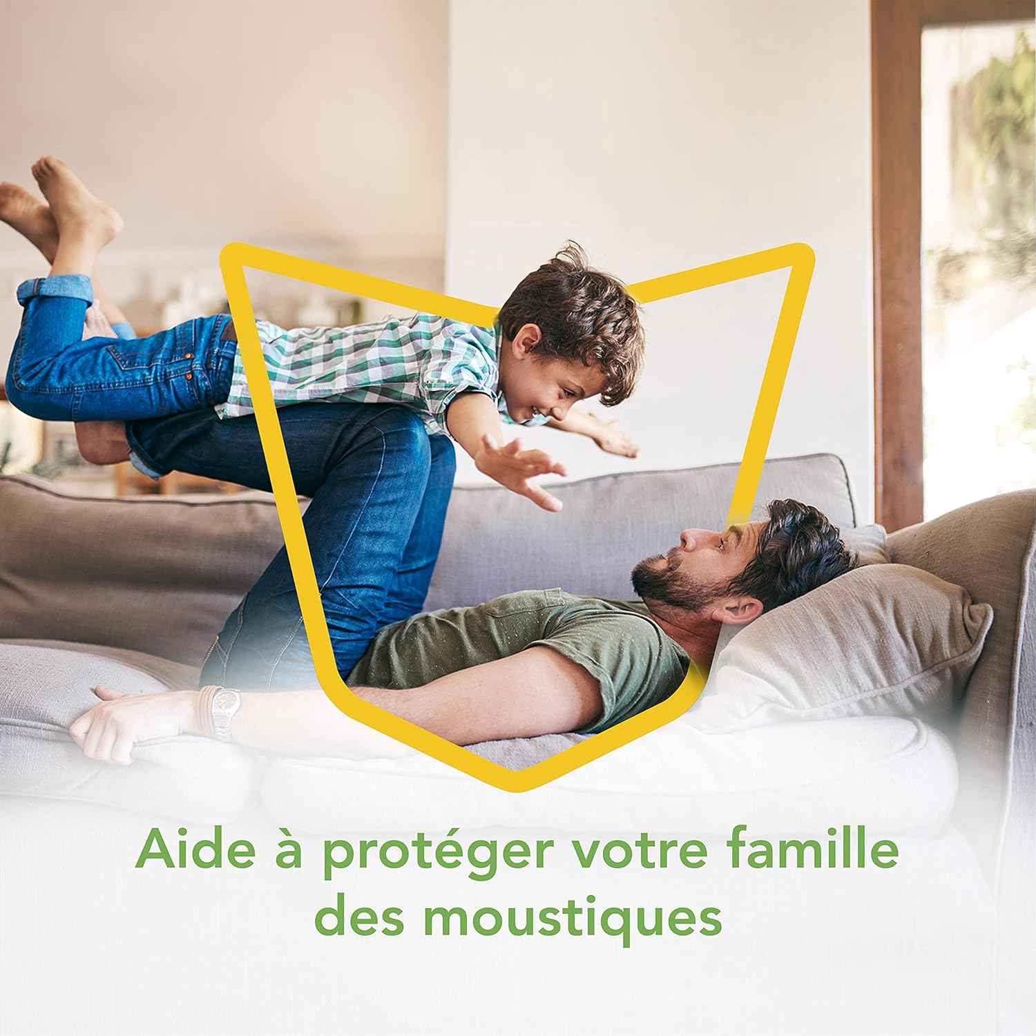Raid Essentials Recharge Prise Anti-Moustiques Électrique Liquide - Répulsif Moustiques et Moustiques Tigres 45 Nuits - Senteur Herbal - 1 Recharge