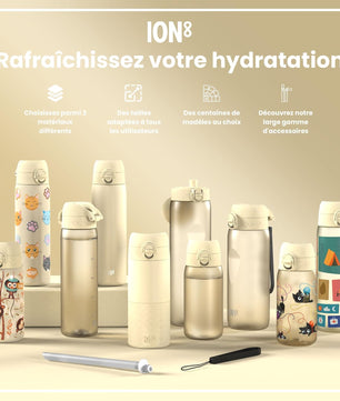 Ion8 gourde en inox léger, 600 ml, - Cpourtoi.Net