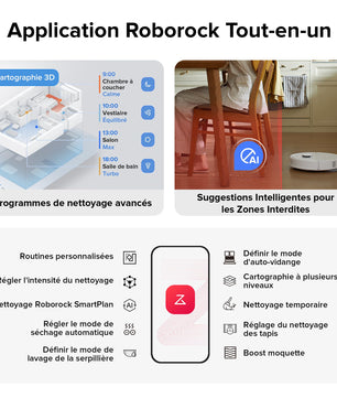 Roborock QREVO S - Aspirateur Robot Laveur Intelligent | Smart Vacuum - Cpourtoi.Net