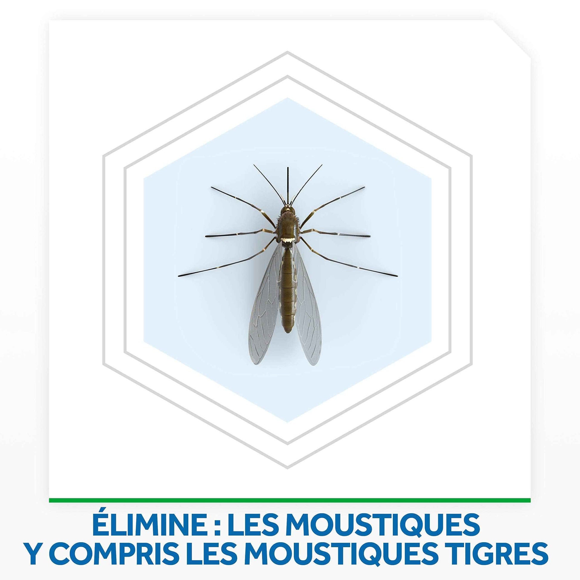 Raid Diffuseur Electrique Liquide 3en1 - Moustiques & Moustiques Tigres - 1 Diffuseur + 1 Recharge 45 Nuits