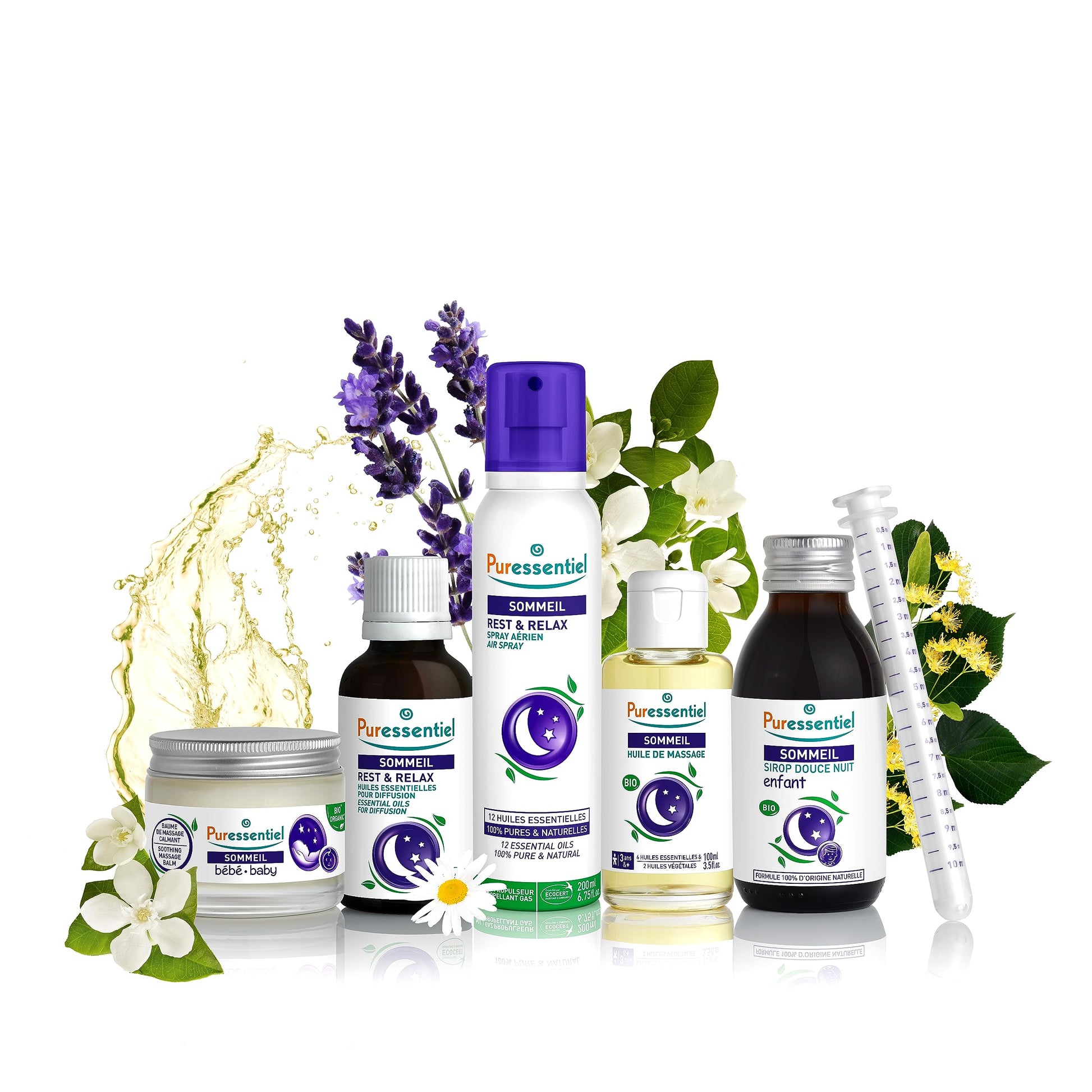 Puressentiel - Spray Aérien Sommeil et Détente aux 12 Huiles Essentielles - Cpourtoi.Net