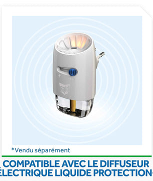 Raid Recharge Électrique Liquide, 45 Nuits, 1 Recharge 27 ml