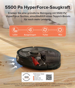 Roborock Q8 Max+ Aspirateur Robot Laveur - Nettoyage Automatique et Vidange Automatique - Cpourtoi.Net