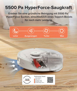 Roborock Q8 Max+ Aspirateur Robot Laveur - Nettoyage Automatique et Vidange Automatique - Cpourtoi.Net