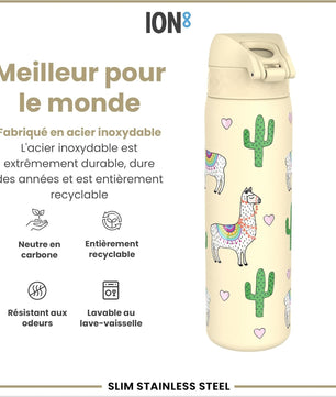 Ion8 gourde en inox léger, 600 ml, - Cpourtoi.Net