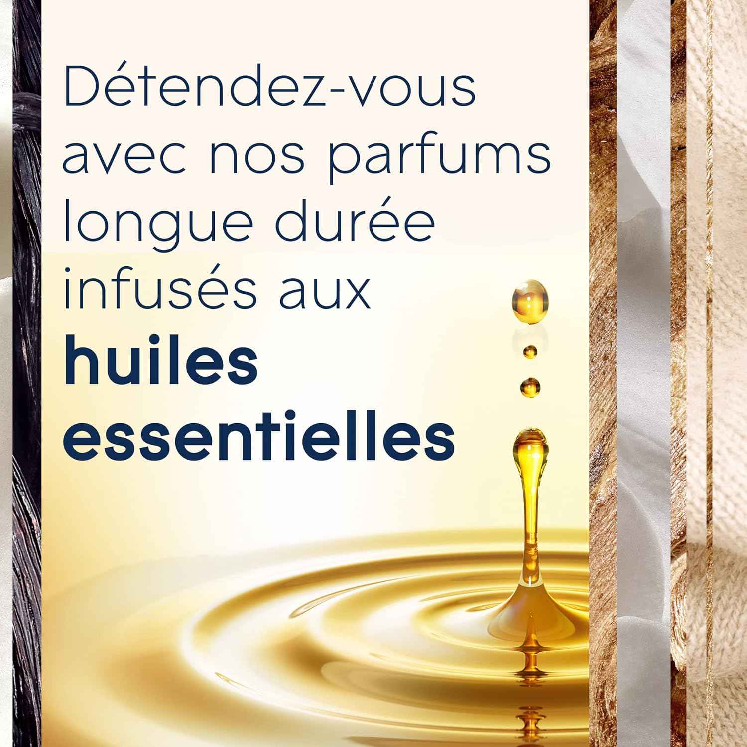 Glade Aérosol - Elimine Les Odeurs - Parfum Frais - Infusé Aux Huiles Essentielles - Romantic Vanilla Blossom - 6 Aérosols