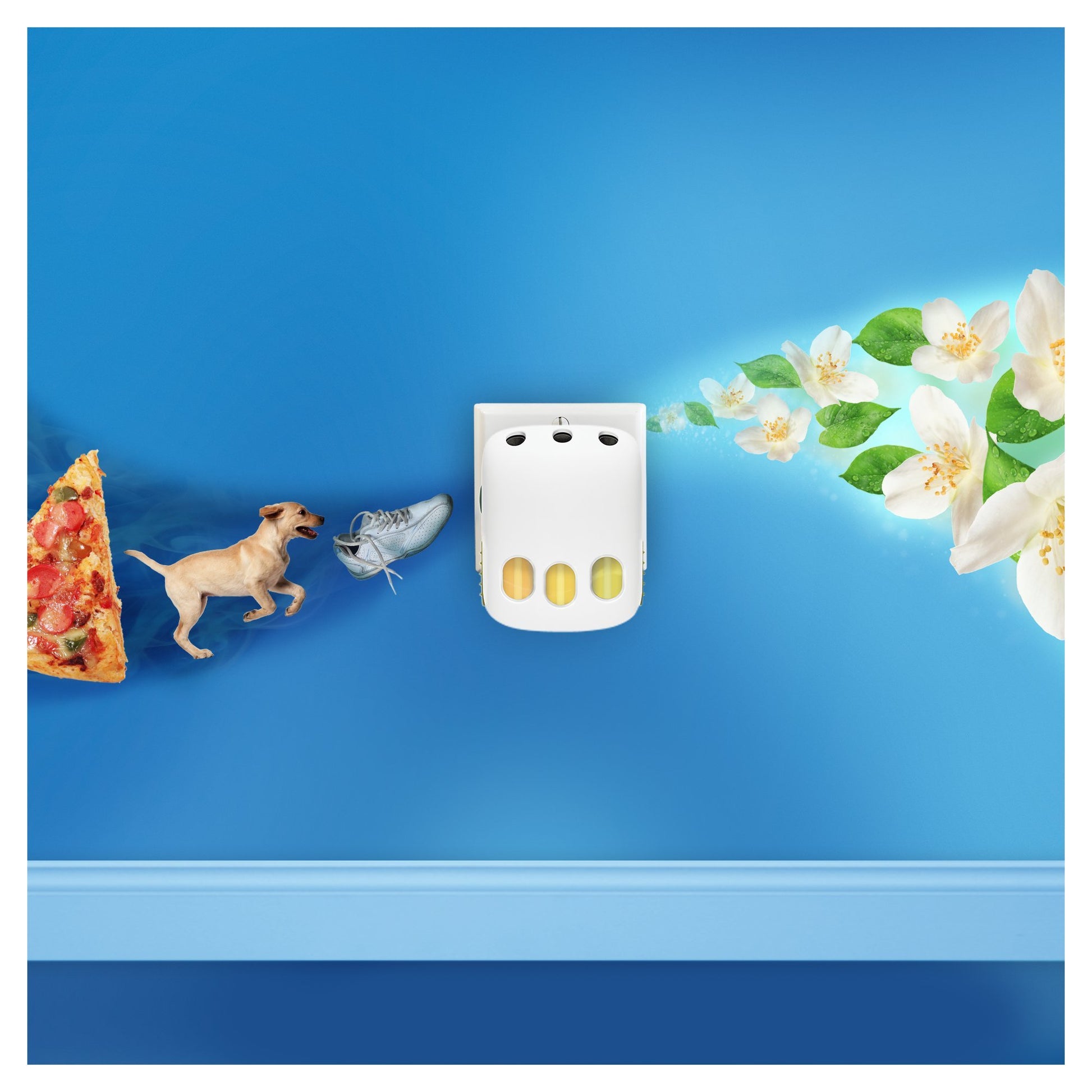Febreze 3 Volution Recharge pour Désodorisant Électrique Pureté de Coton 20 ml
