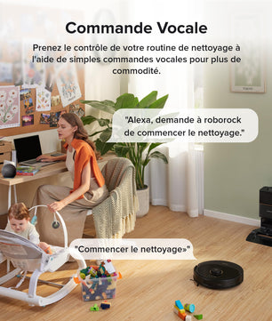 Roborock Q8 Max+ Aspirateur Robot Laveur - Nettoyage Automatique et Vidange Automatique - Cpourtoi.Net