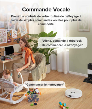 Roborock Q8 Max+ Aspirateur Robot Laveur - Nettoyage Automatique et Vidange Automatique - Cpourtoi.Net