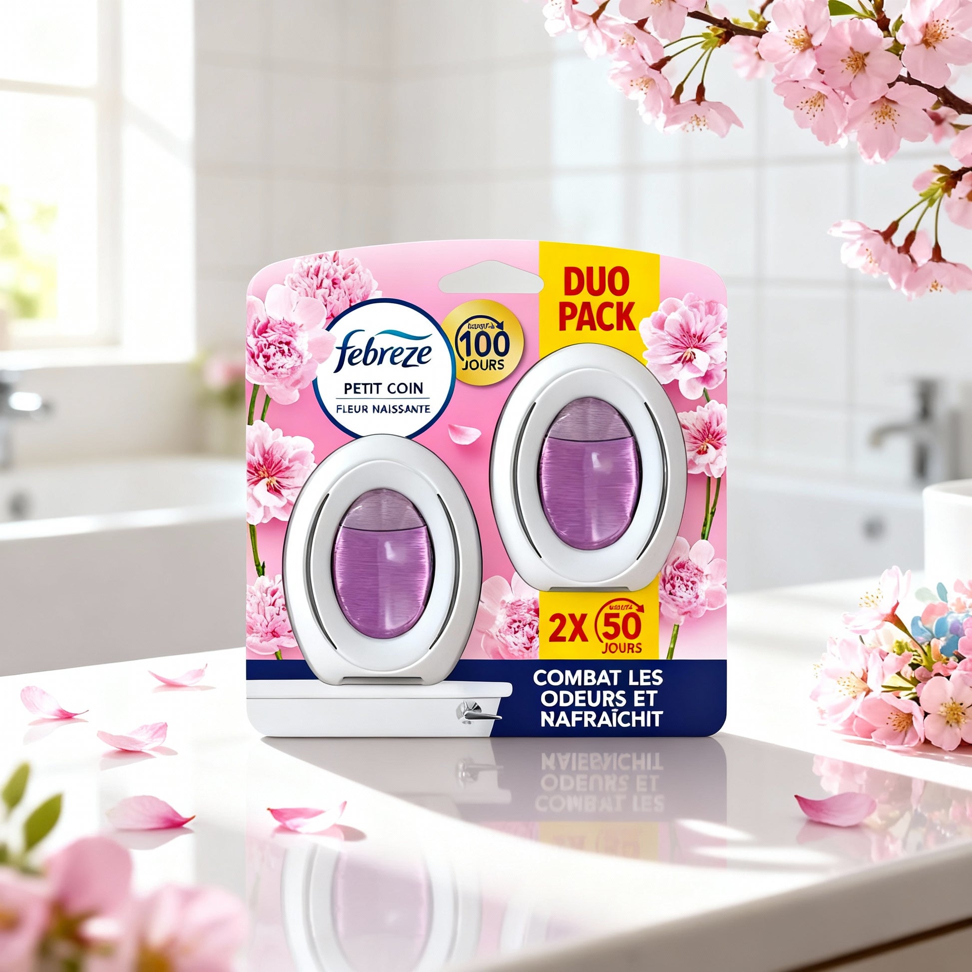 Febreze Petit Coin Fleur Naissante - Désodorisant, Fraîcheur Durable - Cpourtoi.Net