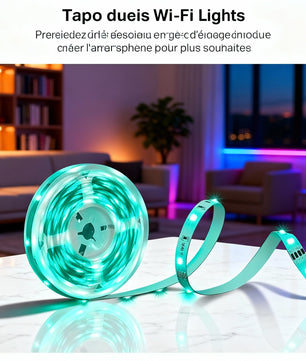 Tapo L9005 Ruban LED RGB - Ambiance rapide, Contrôle vocal - Cpourtoi.Net