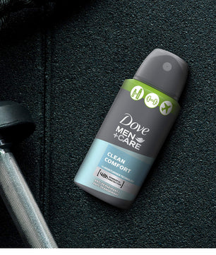 Déodorant  compressé Dove Men+ Care Clean Comfort en aérosol comprimé 75 ml - Cpourtoi.Net