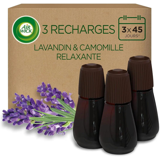 Air Wick Lavande Camomille Recharges - Calme Durable, Frais - Cpourtoi.Net