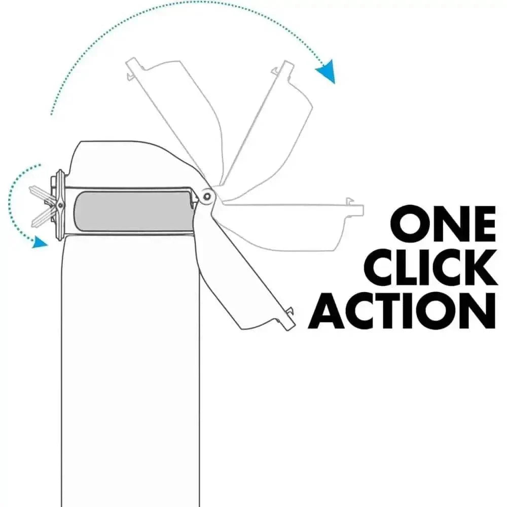 Ion8 Bouteille d’eau Slim - Gourde Isotherme et Réutilisable - Cpourtoi.Net