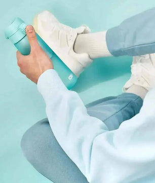 Ion8 Bouteille d'eau Slim Turquoise - Gourde réutilisable - Cpourtoi.Net