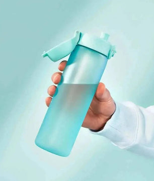 Ion8 Bouteille d'eau Slim Turquoise - Gourde réutilisable - Cpourtoi.Net