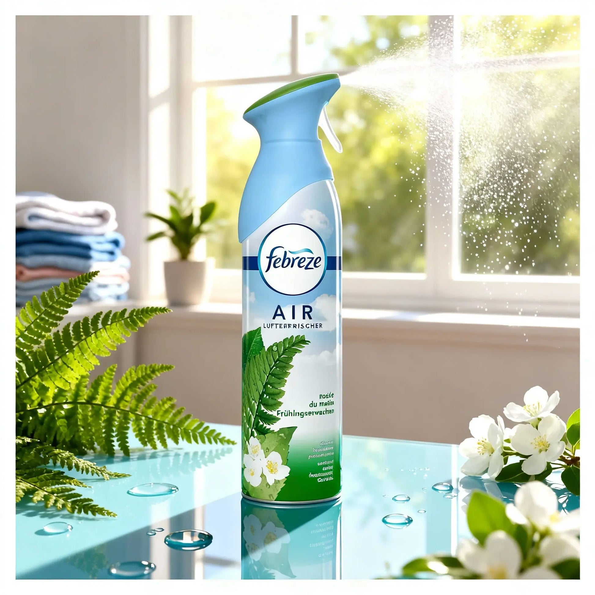 Brume d'air Febreze Rosée Matin - Neutralise Odeurs, Fraîcheur Durable