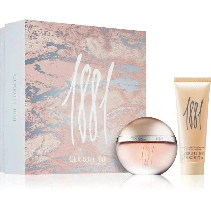 Coffret Cadeau CERRUTI 1881 - Eau de Toilette et Lait Corporel