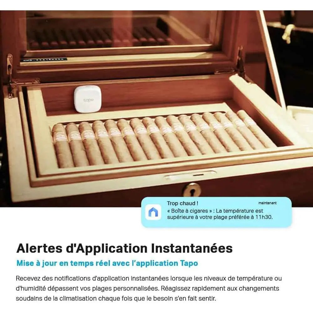 Tapo T310 Capteur Température & Humidité – Confort 24h/24 - Cpourtoi.Net