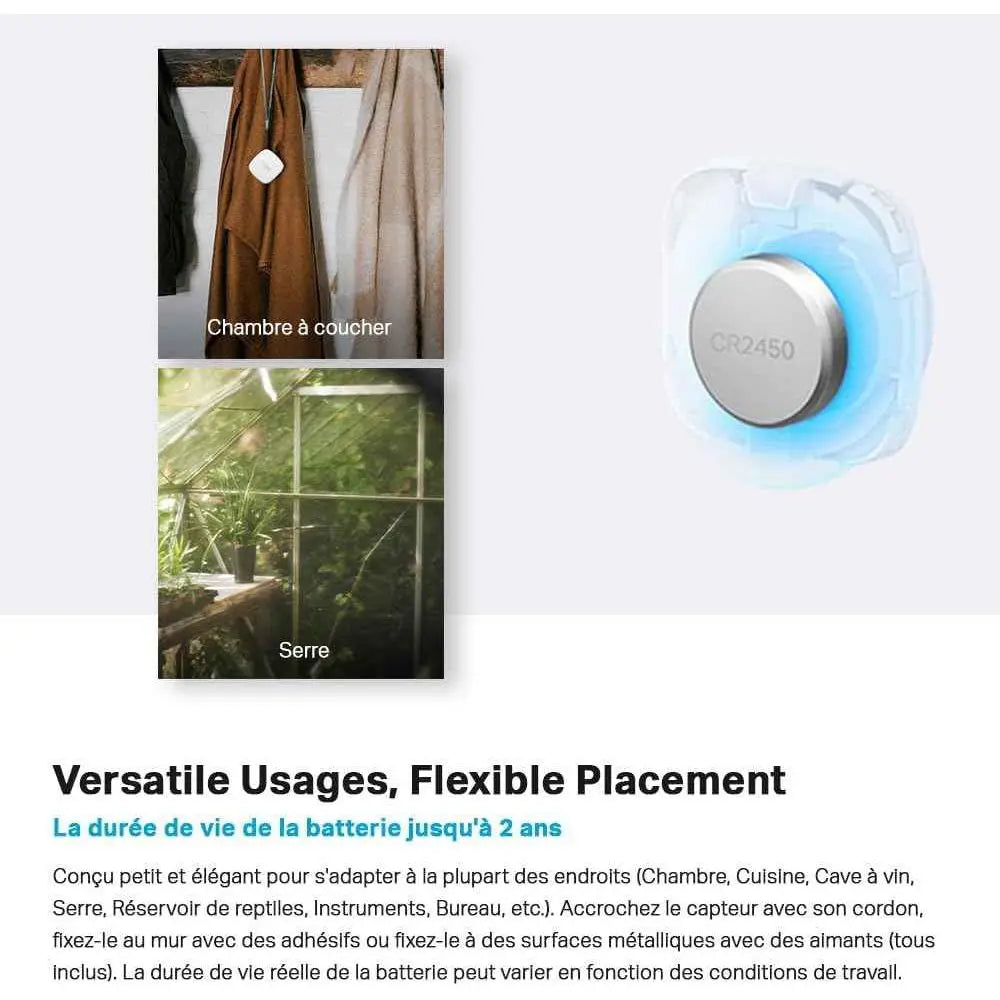 Tapo T310 Capteur Température & Humidité – Confort 24h/24 - Cpourtoi.Net