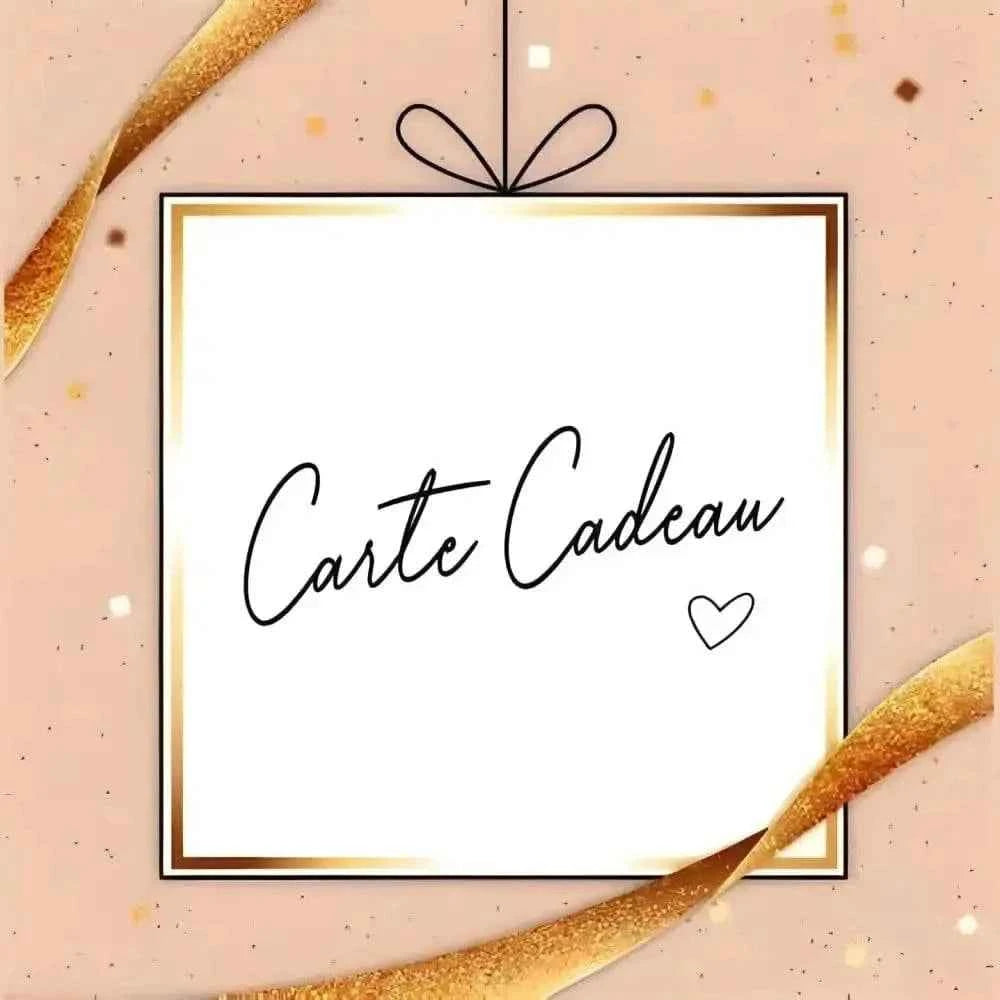 Carte KDO élégante avec texte et accent en ruban doré - Cpourtoi.Net